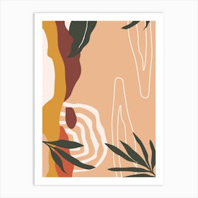 118.Modern boho art, cohesive Art Print