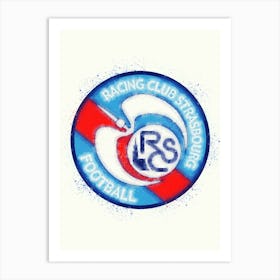 Rc Strasbourg Art Print