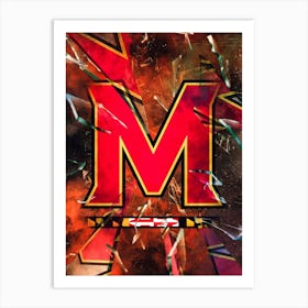 Maryland Terrapins 1 Art Print