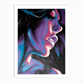 Woman'S Face Art Print