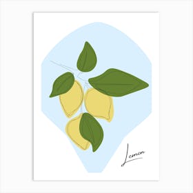 Lemons 2 Art Print