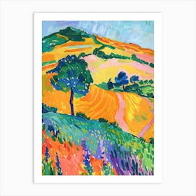 Vibrant French Landscape Art Print