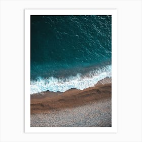 Aerial View Of A Beach 81 Art Print