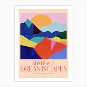 Abstract Dreamscapes Landscape Collection 13 Art Print