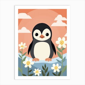 Baby Animal Illustration  Penguin 2 Art Print