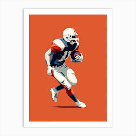 American Football Player 6 Art Print