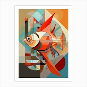 Fish Abstract Pop Art 3 Art Print