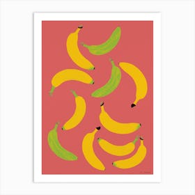 Banana Harvest Art Print