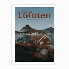 Visit Lofoten Art Print