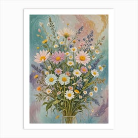 Daisy Burst Art Print