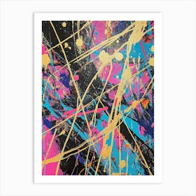 Splatter Painting 11 Art Print