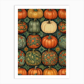 William Morris Pumpkins Art Print