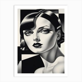 Rostro De Mujer De Antaño Art Print