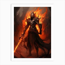 Dark Elf Art Print