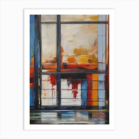 Abstract Window Art Print