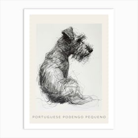 Portuguese Podengo Pequeno Dog Poster 3 Art Print