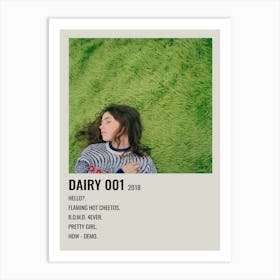 Jinhua Diary 001 2018 Clairo Music Canvas Art Poster Art Print