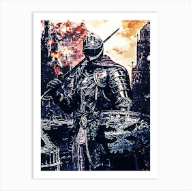 Dark Knight 3 Art Print