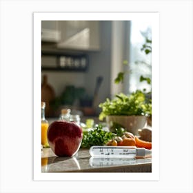 Syringe In Kitchen Art Print