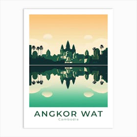 Cambodia Angkor Wat Travel Art Print