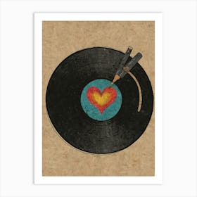 Vinyl Record Print Art Print