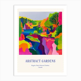 Colourful Gardens Niagara Parks Botanical Gardens Canada 1 Blue Poster Art Print