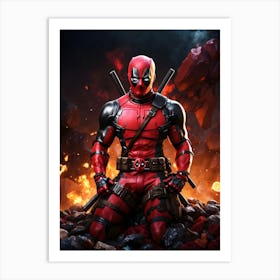 Deadpool 2 Art Print