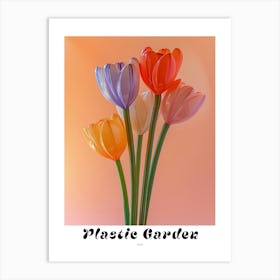 Dreamy Inflatable Flowers Poster Tulip 4 Art Print