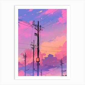 Kisses of Dusk Art Print