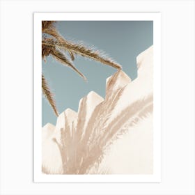 Stucco Beach Home Art Print