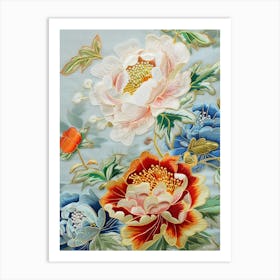 Chinese Flower Painting 49 Art Print