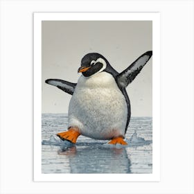 Antarctic Penguin Art Print