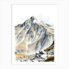 Nepal Mountain Art Print