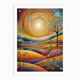 Rainbow In The Sky 17 Art Print