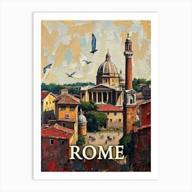 Rome city 1 Art Print