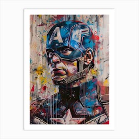 Captain America 10 Art Print