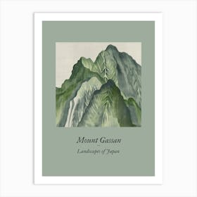 Landscapes Of Japan Mount Gassan 43 Art Print