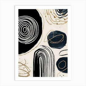 Abstract Circles 7 Art Print