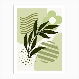 Green Leaf Art Print