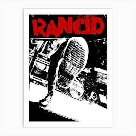 Rancid band punk music Art Print