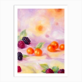 Blackberry Painting Fruit Art Print