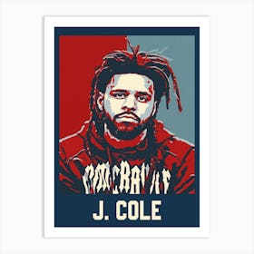 J Cole Art Print