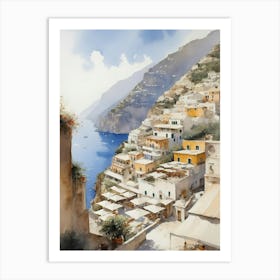Summer In Positano Painting (6) 1 Art Print