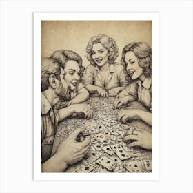 Playing Cards Art Print