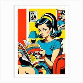 Vintage Pop Art Art Print