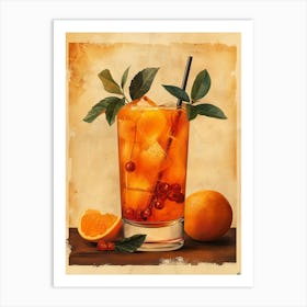 Aperol Spritz Art Print 172 Art Print