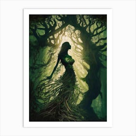 Forest Maiden Art Print