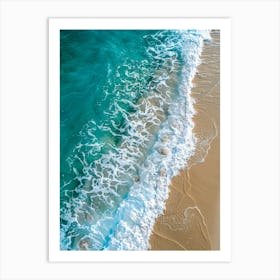 Aerial View Of A Beach 7 Art Print