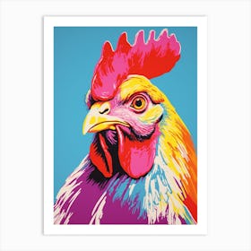 Andy Warhol Style Bird Chicken 5 Art Print