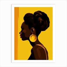 Afro-American Woman 15 Art Print